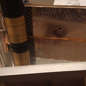 Pat McGrath primer and Charlotte tilbury palette